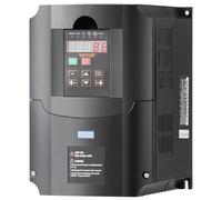 VEVOR Variateur de fréquence, 7,5 kW, entraînement à fréquence variable, 35 A, entrée monophasée ou triphasée 40-60 Hz vers sortie triphasée 0-400 Hz VFD pour moteur de broche CNC contrôle de vitesse