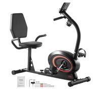 VEVOR Vélo d’Appartement Semi-Allongé à Résistance Magnétique Exercice Fitness