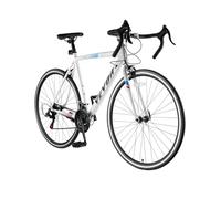 VEVOR Vélo de Route, Roues 700C, vélo de Course Shimano 21 Vitesses, vélo de Ville de Banlieue, vélo de Route Urbain pour Adulte avec Cadre en Acier au Carbone, Barre de Chute, Frein à étrier, pour