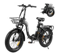 VEVOR Vélo Électrique Pliable Adulte, VAE 250 W, Batterie Amovible 25 Ah, Moteur sans Balais 36 V 25 km/h, Autonomie jusqu'à 70 km, Pneu Pneumatique, Boîte de Vitesses 7 Vitesses, Trajets Quotidiens