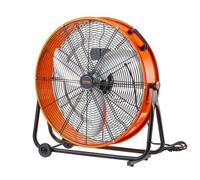 VEVOR Ventilateur à Tambour Industriel 0,6 m Haute Vitesse Utilisation Commerciale, 3 Vitesses Réglables, Débit d'Air 8700 CFM, Inclinaison Réglable à 360°, pour Entrepôt, Atelier, Usine, Sous-sol