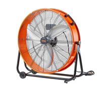 VEVOR Ventilateur à Tambour Industriel 0,6 m Haute Vitesse Utilisation Commerciale, 3 Vitesses Réglables, Débit d'Air 8700 CFM, Inclinaison Réglable à 360°, pour Entrepôt, Atelier, Usine, Sous-sol