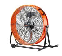 VEVOR Ventilateur à Tambour Industriel 0,6 m Haute Vitesse Utilisation Commerciale Robuste, 3 Vitesses, 8700 CFM, Inclinaison Réglable à 360°, Minuterie 0-2 h, pour Entrepôt, Atelier, Usine, Sous-sol