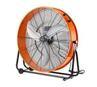 VEVOR Ventilateur à Tambour Industriel 76 cm Haute Vitesse Utilisation Commerciale, 3 Vitesses Réglables, Débit d'Air 13000 CFM, Inclinaison Réglable à 360°, pour Entrepôt, Atelier, Usine, Sous-sol