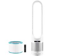 VEVOR Ventilateur Colonne, 1050 mm, Ventilateur Tour de Sol sans Pales Oscillant 80° 4,7 m/s, Vitesses Réglables, Minuterie 8 h, Télécommande, Filtre HEPA, Refroidissement pour Chambre, Bureau, Maison