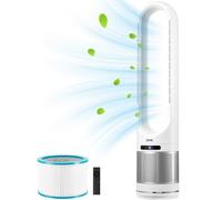 VEVOR Ventilateur Colonne Tour Oscillant 1050 mm Minuterie 4,7 m/s Télécommande