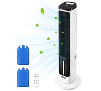 VEVOR Ventilateur Colonne, 1017 mm, Ventilateur Tour Sol Oscillant 70° Silencieux Portable, 7 m/s, Vitesses Réglables, avec Minuterie 24 h, Télécommande, Refroidissement pour Chambre, Bureau, Maison