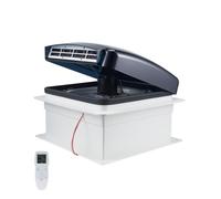 VEVOR Ventilateur de Toit pour Camping-car Réversible 10 Vitesses 12 V, avec Télécommande, Protection Contre Pluie, Couvercle Supérieur Électrique, Pale 30,5 cm, pour Ouvertures de Toit 35,6x35,6 cm