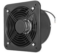 VEVOR Ventilateur d'Extraction 250 mm, Extracteur d'Air de Ventilation Murale en Métal, Ventilateur d'Aspiration de Ventilation Faible Bruit, Volume d'Air 2030 m³/h, pour Systèmes d'Échappement Air