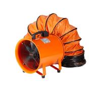 VEVOR Ventilateur d'Extraction 367 W Extracteur d'Air Conduit Industriel 304,8 mm Tuyau d'Extraction 5 m Volume d'Air 4373 m3/h Ventilateur d'Évacuation pour Extraire Poussière Fumée Maison Travail