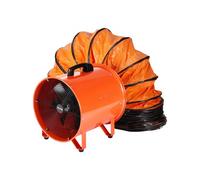 VEVOR Ventilateur d'Extraction 592 W Extracteur d'Air Conduit Industriel 406,4 mm Tuyau Extraction 10 m Volume d'Air 8792 m3/h Ventilateur Évacuation 2 Engrenages pour Extraire Poussière Fumée Maison