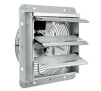 VEVOR Ventilateur d'extraction à volets, 26,2 cm, extracteur d'air de grenier mural en aluminium, 1250 m³/h, 1400 tr/min, avec moteur AC, ventilation et refroidissement pour garage, hangar, magasin