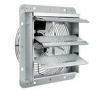 VEVOR Ventilateur d'extraction à volets, 26,2 cm, extracteur d'air de grenier mural en aluminium, 1250 m³/h, 1400 tr/min, avec moteur AC, ventilation et refroidissement pour garage, hangar, magasin