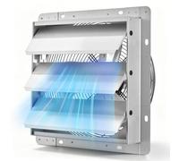 VEVOR Ventilateur d'Extraction à Volets 312 mm Extracteur d'air Mural 34 W