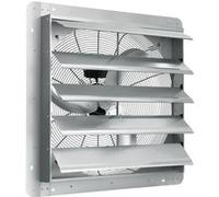 VEVOR Ventilateur d'Extraction à Volets Et Refroidissement Pour Garage Hangar 61,5cm Argent