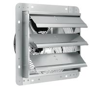 VEVOR Ventilateur d'extraction à volets extracteur d'air mural garage 35,9 cm AC