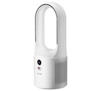 VEVOR Ventilateur sans Pales Portable Silencieux USB 6 Vitesses 330 mm 7 W Multifonction avec Batterie Rechargeable, Écran LCD Numérique, Ventilateur de Refroidissement pour Bureau de Chambre Maison