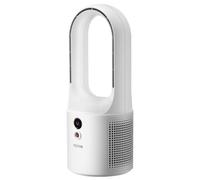 VEVOR Ventilateur sans Pales Portable Silencieux USB 6 Vitesses 330 mm 7 W Multifonction avec Batterie Rechargeable, Écran LCD Numérique, Ventilateur de Refroidissement pour Bureau de Chambre Maison