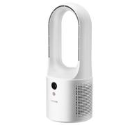 VEVOR Ventilateur sans Pales Portable Silencieux USB 6 Vitesses 330 mm 7 W Multifonction avec Contrôle par Bouton, Écran LCD Numérique, Ventilateur de Refroidissement pour Bureau de Chambre Maison