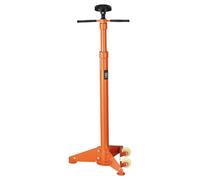 VEVOR Vérin de Fosse et sous Pont Capacité de 0,75 T, Cric Levage 97,5-191,5 cm, Poignée Rotative Montée sur Roulement, Vis Filetée Autobloquante, Deux Roues, pour Soutenir Composants de Véhicule
