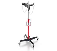 VEVOR Vérin de Fosse Hydraulique Capacité de Levage 500 kg, Cric de Transmission Télescopique, avec Roue Pivotante à 360°, Hauteur de Levage 127-220 cm, pour Soulever Boîte de Vitesse, Garage Atelier