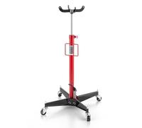 VEVOR Vérin de Fosse Hydraulique Capacité de Levage 500 kg, Cric de Transmission Télescopique, avec Roue Pivotante à 360°, Hauteur de Levage 112-187 cm, pour Soulever Boîte de Vitesse, Garage Atelier