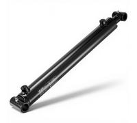 VEVOR Vérin Hydraulique Double Effet 4 tonnes Alésage 50,8 mm Course 406 mm, pour Pelleteuse Tracteur Engins Agricoles, Usage Intensif Pression Max. 24 MPa, Cylindre de Poussée-Traction Embouts Soudés
