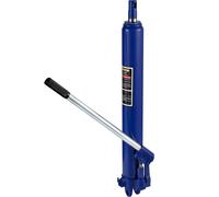 VEVOR Vérin Hydraulique Long pour Grue d'Atelier 8 T, Cylindre Hydraulique Support Moteur avec Pompe à Simple Piston et Base à Chape, Tige Hydraulique pour Chèvre Levage Moteur, Entretien Auto, Bleu