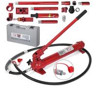 VEVOR Verin Hydraulique Portable 10 Tonnes Kit Cric Hydraulique Portable Cric de Levage Hydraulique Vérin Hydraulique Portable A64