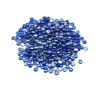 VEVOR Verre de Feu pour Braséro, 4,5 kg, Pierres en Verre pour Foyer à Gaz, 19,05 mm, Perles de Verres, sans Fumée, Réfléchissantes, Pierres Décoratives Résistantes, pour Cheminée à Gaz, Bleu Cobalt