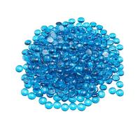 VEVOR Verre de Feu pour Braséro Foyer Cheminée Gaz 4,5 kg 19,05 mm Bleu Caraïbes