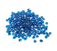 VEVOR Verre de Feu pour Braséro, 4,5 kg, Pierres en Verre pour Foyer à Gaz, 25,4 mm, Perles de Verres, sans Fumée, Réfléchissantes, Pierres Décoratives Résistantes, pour Cheminée à Gaz, Bleu Caraïbes