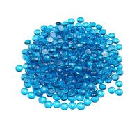 VEVOR Verre de Feu pour Braséro Foyer Cheminée Gaz 4,5 kg 19,05 mm Bleu Caraïbes