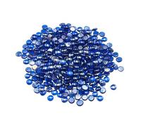 VEVOR Verre de Feu pour Braséro Foyer Cheminée Gaz 4,5 kg 19,05 mm Bleu Cobalt