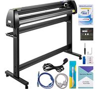 VEVOR Plotter de Découpe Vinyle 1350 mm Machine Traceur de Coupe, Machine de Découpe Vinyle avec Logiciel Signcut & Signmaster, 800 mm/s Coupeur Vinyle Efficace Précis Flexible pour Tracer Découper