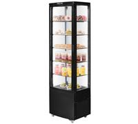 VEVOR Vitrine Réfrigérée pour Pâtisserie Boulangerie Gâteaux 278 L 5 Niveaux