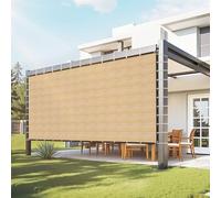 VEVOR Voile ombrage 90 % toile pare-soleil en PEHD 160 g/m² 3660 x 6100 mm beige