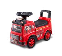 Voiture À Pousser Pour Tout-Petits-Vevor-Voiture Classique Pour Enfants Avec Volant Musical Et Rangement Sous Le Siège-Rouge