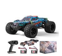 VEVOR Voiture Télécommandée Tout-Terrain 4 Roues Motrices Véhicule RC Enfants Échelle 1:14 avec Roue Arrière 45°, Voiture de Course Grande Vitesse Réglable 42 km/h, pour Garçons, Filles 8 Ans et Plus