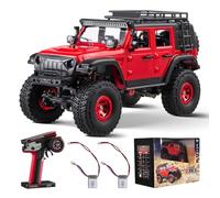 VEVOR Voiture Télécommandée Tout-Terrain 4 Roues Motrices, Véhicule RC Enfants Échelle 1:24 avec Éclairage, Batteries Rechargeables, Voiture de Course 2 Vitesses, pour Garçons, Filles 14 Ans et Plus