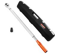 SucceBuy Clé dynamométrique 19 mm 136–814 N·m – cliquet bidirectionnel, double plage, 48 dents, orange