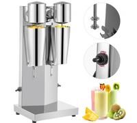 VEVR Machine à milkshake électrique, Lait Shaker Électrique, Mélangeur Commercial, Machine à Mousse De Lait, pour mélanger du lait/des protéines en poudre/des cocktails/des smoothies etc..