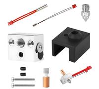 VEWIYT Sprite Bloc chauffant pour extrudeuse Ender 3 S1, Ender 3 S1 Pro, CR10 Smart Pro, haute température Pro 300 ℃ Buse en cuivre plaqué titane