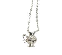 Vexandrie Collier de charme de bouteille d ’ alcool en cuivre avec | Collier créatif en cuivre fabriqué à la main avec un pendentif en forme de vase miniature pour un usage quotidien
