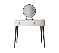 VEXDOSLE Coiffeuse Commode Ensemble de Rangement Chambre à Coucher Table Maquillage avec Coiffeuse Miroir vanité Simple Table de Maquillage