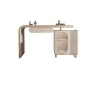 VEXDOSLE Coiffeuse Commode rétractable Armoire de Rangement Table Maquillage Tout-en-Un avec tiroir Grande capacité Éclairage à intensité Variable Miroir Support Coulissant Table de Maquillage