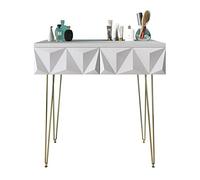 VEXDOSLE Coiffeuse Tables de Dressage Maquillage avec tiroirs for Petit Espace, Bureau Commode for Femmes, Multifonction Chambre à Coucher (Blanc) Table de Maquillage