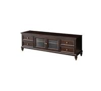 VEXDOSLE Meuble TV 200cm Armoire de Rangement Campagnarde Bois Massif Vintage, Pôle Divertissement Domestique pour Salon, Meuble pour Hôtels & Entreprises Meuble TV pour Salon