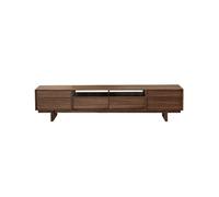 VEXDOSLE Meuble TV 200cm Meuble de Rangement Campagne en Bois Plein Massif, Console de Stockage pour Salon, Centre de Loisirs pour Hôtels & Sociétés Meuble TV pour Salon