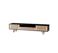 VEXDOSLE Meuble TV Meuble TV Simple en Bois De Frêne De Style Japonais, Meuble De Rangement for Salon Meuble TV pour Salon(A:180CM*40CM*42CM)